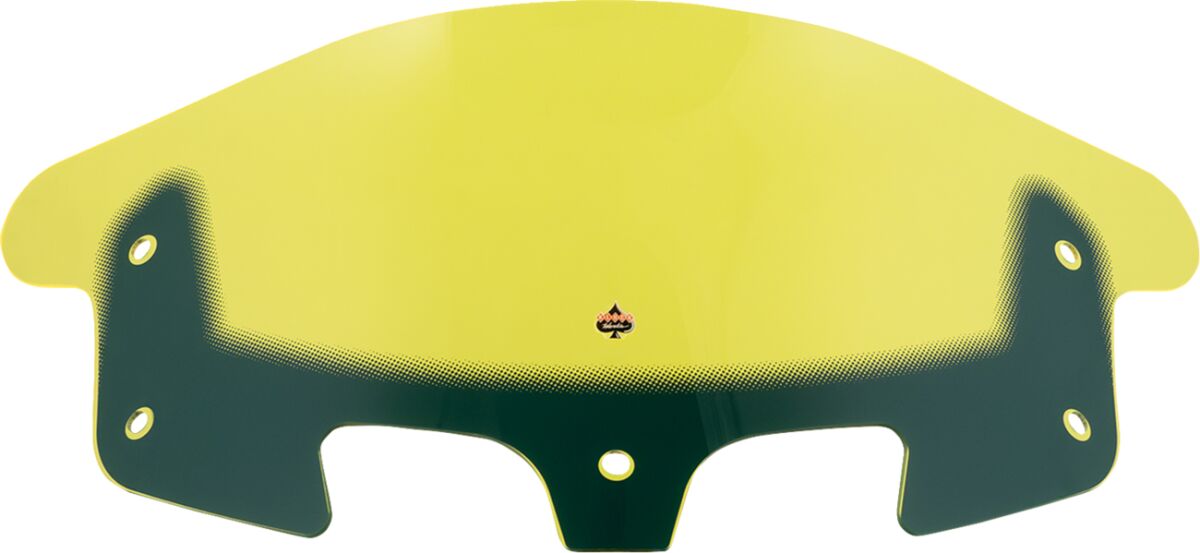 KLOCK WERKS WINDSHIELD FLARE 10" KOLOR YELLOW ICE KWW-04-0633