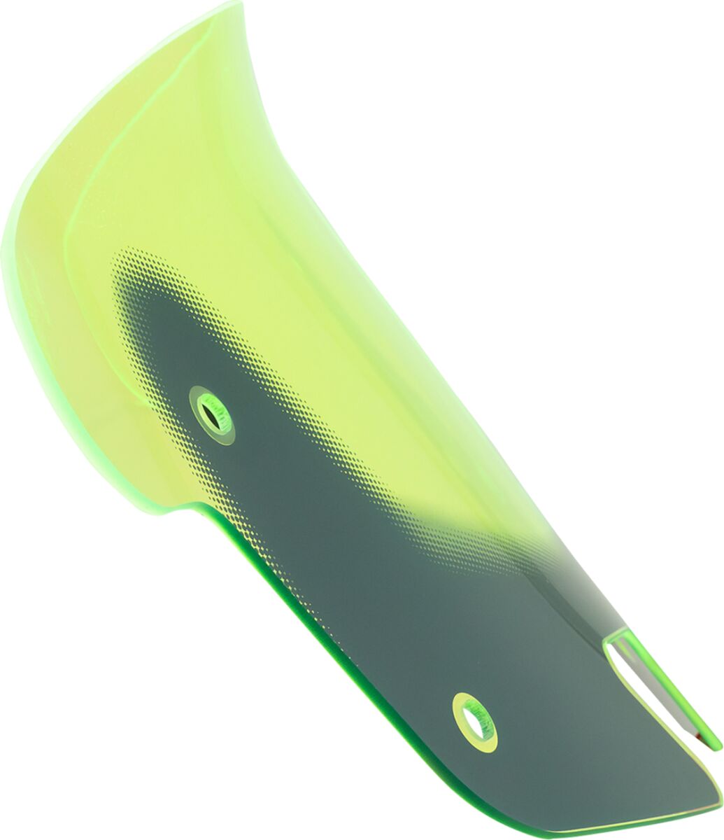 KLOCK WERKS WINDSHIELD FLARE 10" KOLOR GREEN ICE KWW-04-0634