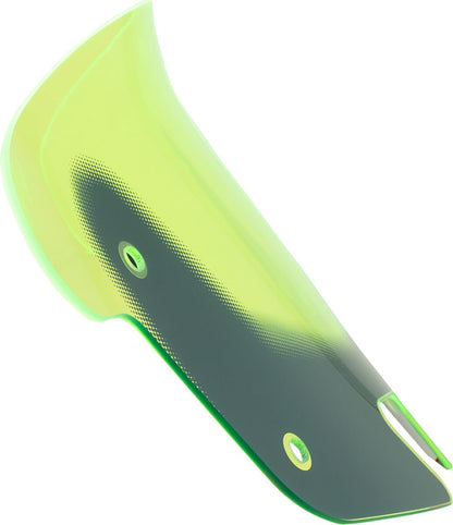 KLOCK WERKS WINDSHIELD FLARE 10" KOLOR GREEN ICE KWW-04-0634