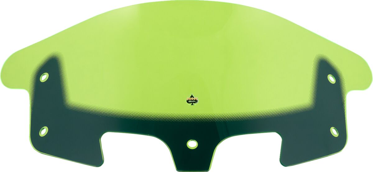 KLOCK WERKS WINDSHIELD FLARE 10" KOLOR GREEN ICE KWW-04-0634