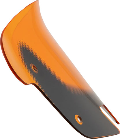 KLOCK WERKS WINDSHIELD FLARE 10" KOLOR ORANGE KWW-04-0637