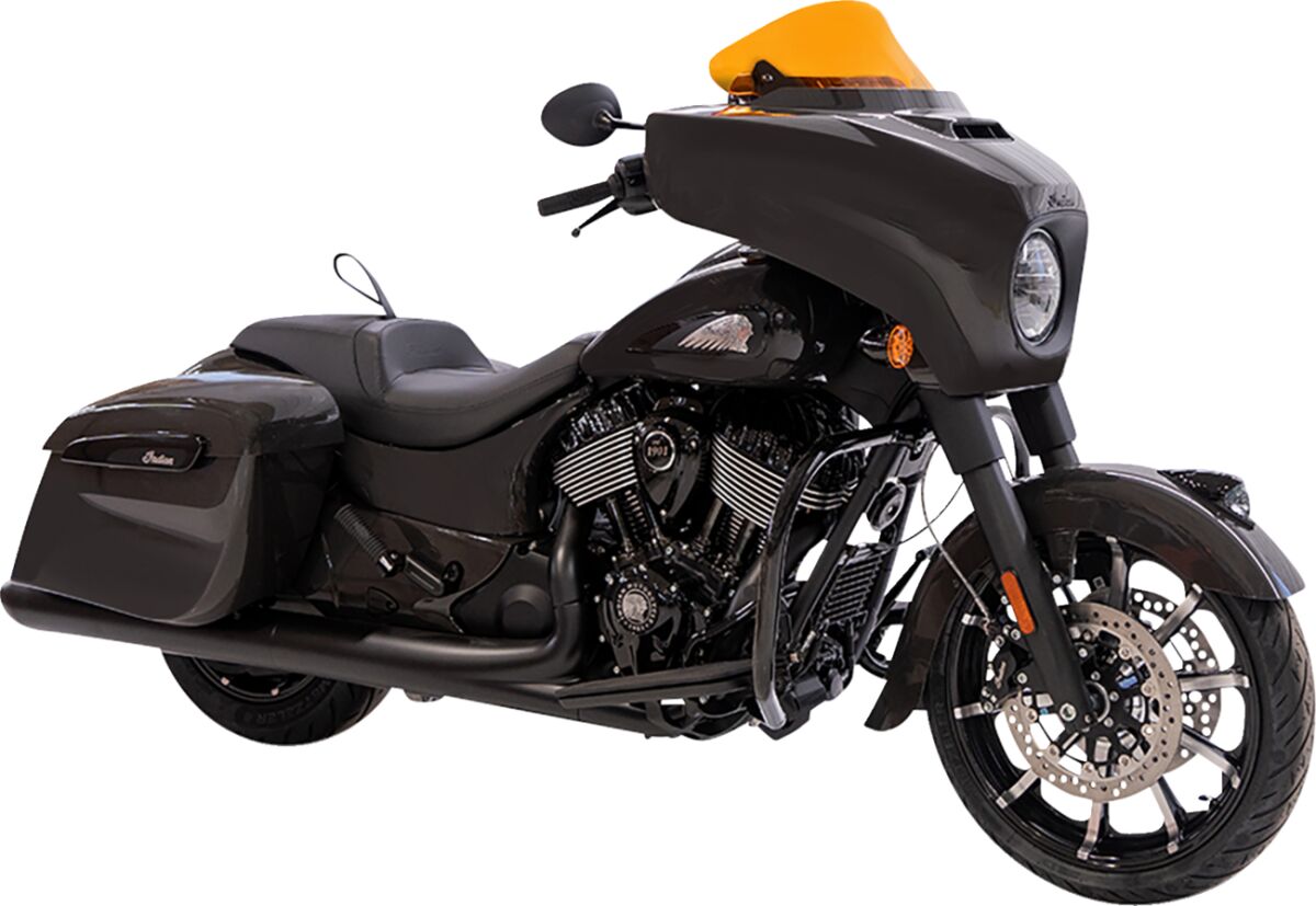 KLOCK WERKS WINDSHIELD FLARE 10" KOLOR ORANGE KWW-04-0637