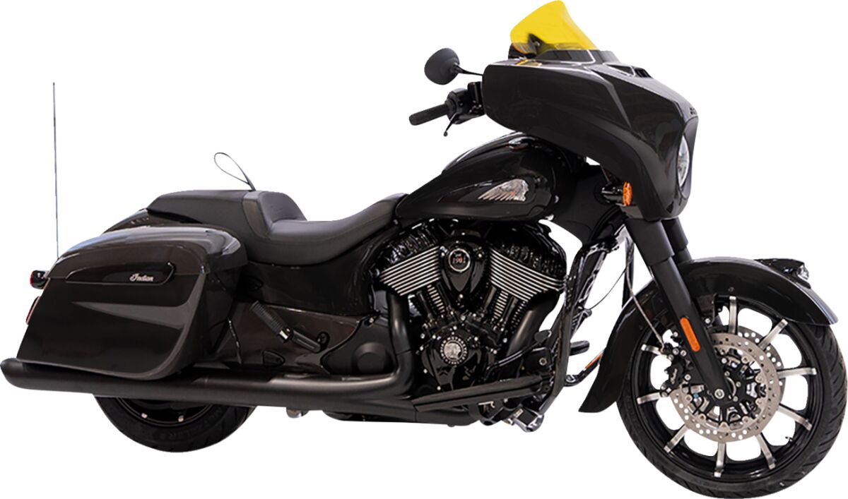 KLOCK WERKS WINDSHIELD FLARE 10" KOLOR YELLOW KWW-04-0638