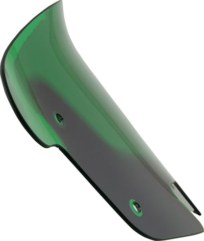 KLOCK WERKS WINDSHIELD FLARE 10" KOLOR GREEN KWW-04-0639