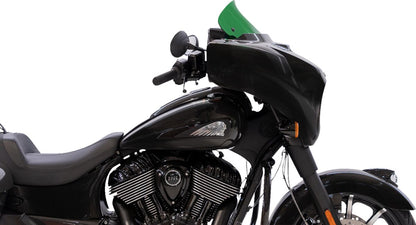 KLOCK WERKS WINDSHIELD FLARE 10" KOLOR GREEN KWW-04-0639