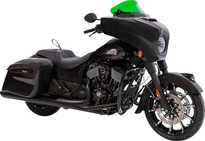 KLOCK WERKS WINDSHIELD FLARE 10" KOLOR GREEN KWW-04-0639
