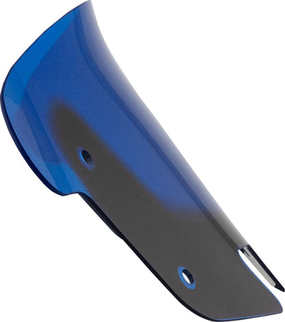 KLOCK WERKS WINDSHIELD FLARE 10" KOLOR BLUE KWW-04-0640