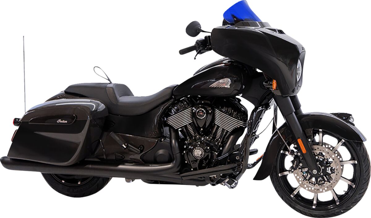 KLOCK WERKS WINDSHIELD FLARE 10" KOLOR BLUE KWW-04-0640
