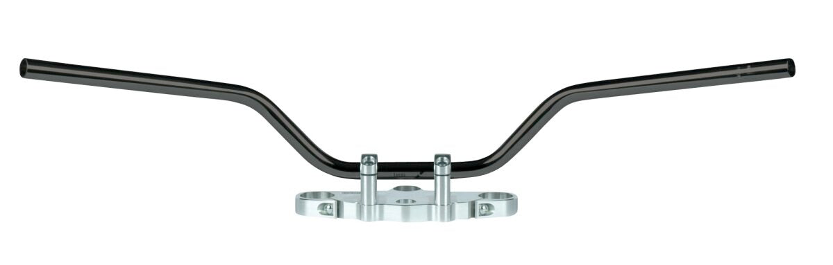 TRW HANDLEBAR CLASSIC HIGH STEEL Ø 22 BLACK MCL110SS