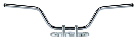 TRW HANDLEBAR TOURING LOW STEEL Ø 22 CHROME PLATED MCL113SC