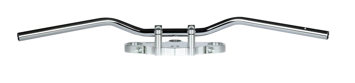 TRW HANDLEBAR SUPERBIKE SPORTIVE STEEL Ø 22 CHROME PLATED MCL128SC