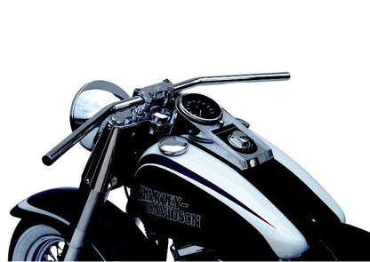 TRW HANDLEBAR DRAGBAR LONG STEEL Ø 25.4 BLACK MCL120SS