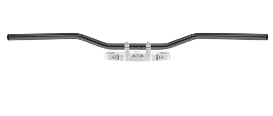 TRW Handlebar Flyerbar Steel Ø 25.4 Black, Cable Indent MCL132SKK