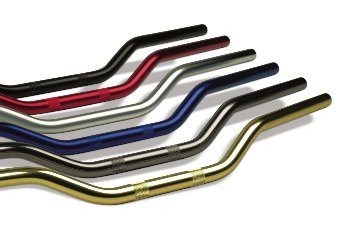 TRW HANDLEBAR SUPERBIKE ALUMINIUM Ø 22 BLACK SANDBLASTED MCL100SB