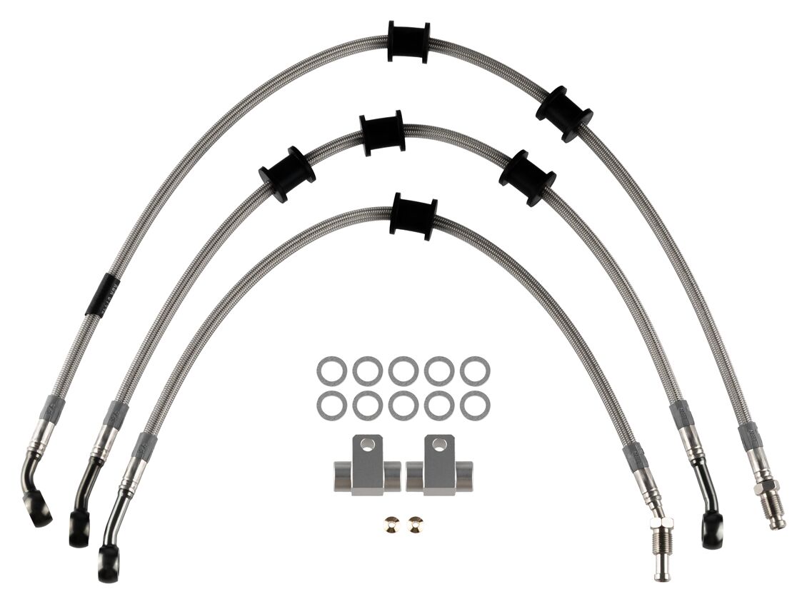 TRW BRAKE LINE KIT STEEL BRAIDED MCH1064V3