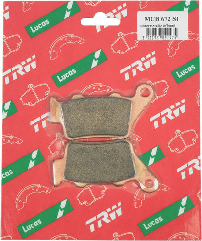 TRW BRAKE PAD SI SINTER OFFROAD MCB672SI