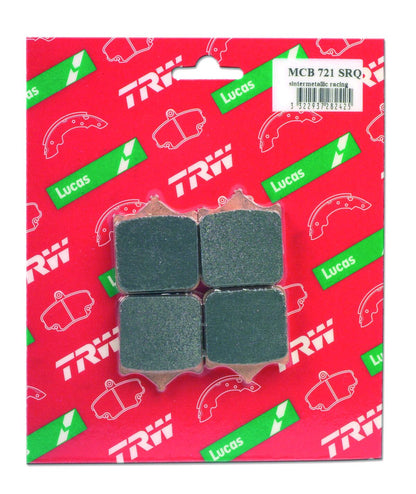 TRW BRAKE PAD SV SINTER PERFORMANCE STREET MCB721SV