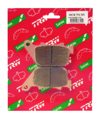 TRW BRAKE PAD SH SINTER PERFORMANCE STREET & ROAD TRACKS MCB754SH