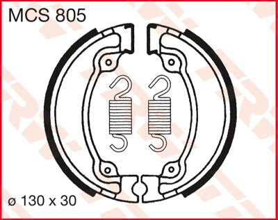 TRW BRAKE SHOES TRW MCS805 MCS805