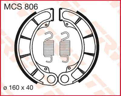 TRW BRAKE SHOES TRW MCS806 MCS806