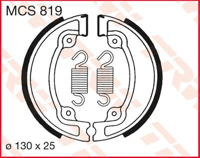 TRW BRAKE SHOES TRW MCS819 MCS819