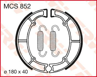 TRW BRAKE SHOES TRW MCS852 MCS852