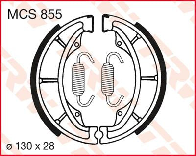 TRW BRAKE SHOES TRW MCS855 MCS855