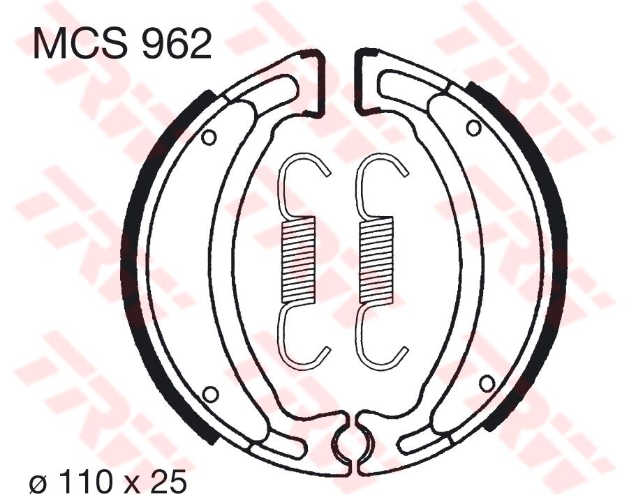 TRW BRAKE SHOES TRW MCS962 MCS962