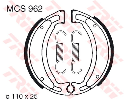 TRW BRAKE SHOES TRW MCS962 MCS962