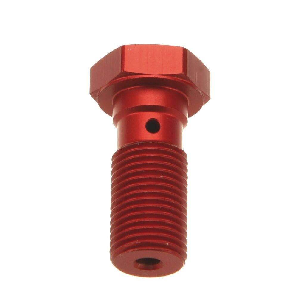 TRW BANJO BOLT, M10X1.25, ALUMINIUM, RED MCH901R
