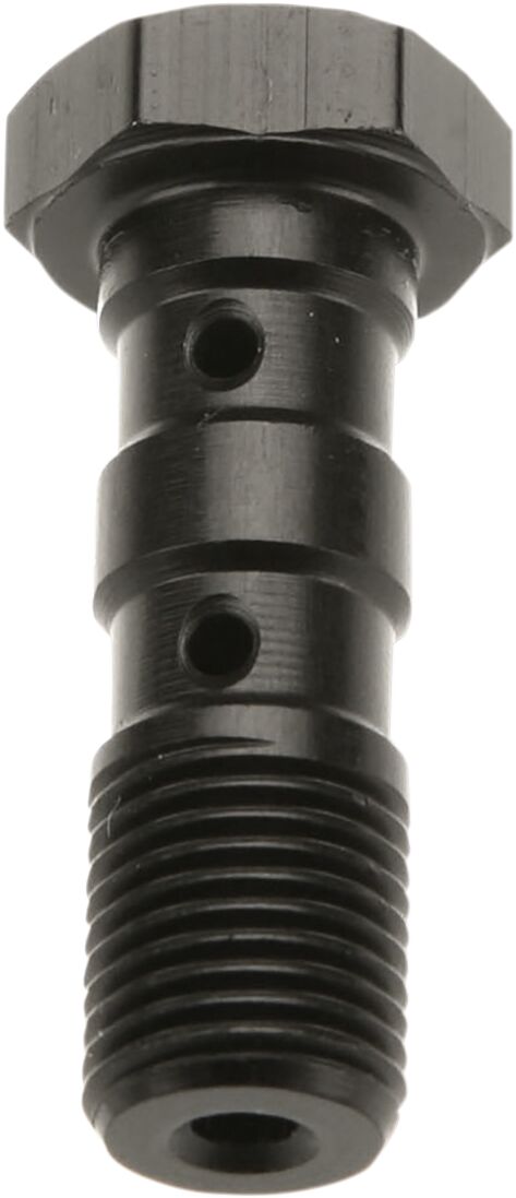 TRW DOUBLE BANJO BOLT, M10X1.25, ALUMINIUM, BLACK MCH951S