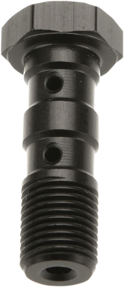 TRW DOUBLE BANJO BOLT, M10X1.25, ALUMINIUM, BLACK MCH951S
