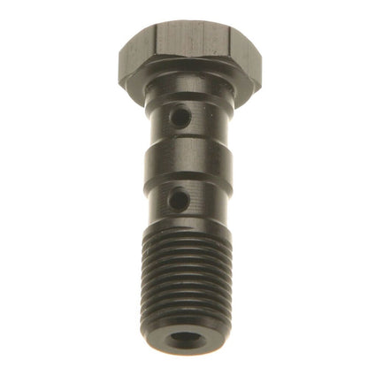 TRW DOUBLE BANJO BOLT, M10X1.25, ALUMINIUM, BLACK MCH951S