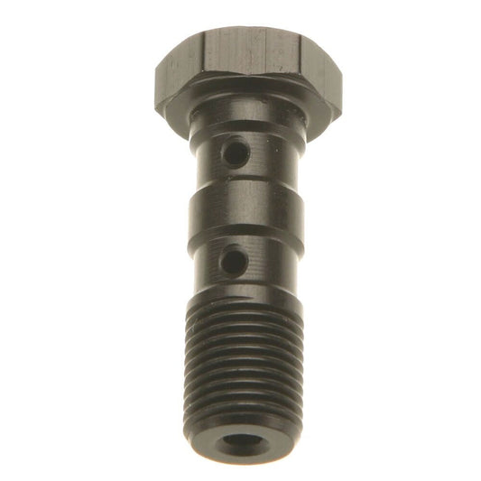 TRW DOUBLE BANJO BOLT, M10X1.25, ALUMINIUM, BLACK MCH951S