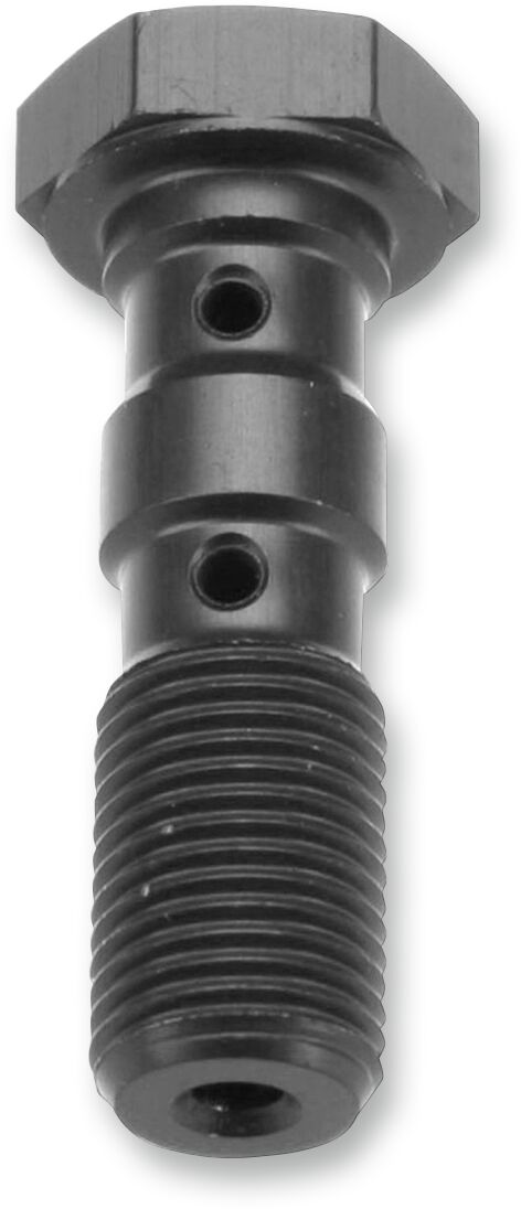 TRW DOUBLE BANJO BOLT, M10X1.00 SUZUKI, ALUMINIUM, BLACK MCH971S
