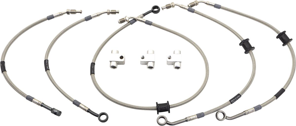 TRW Brake Line Kit Stainless Steel Front MCH698V5