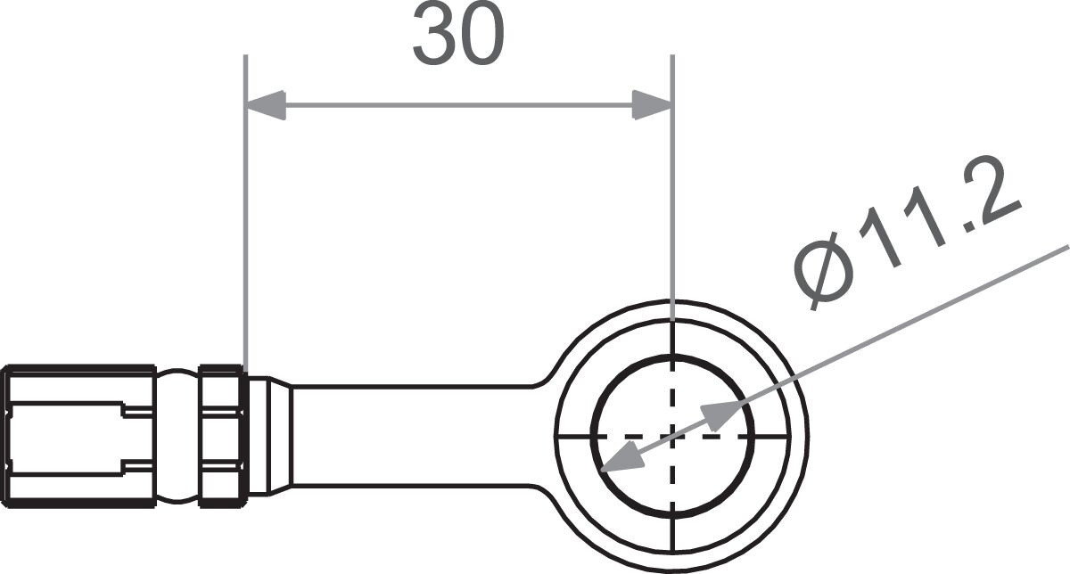 TRW BANJO 7/16" BK MV11A00S