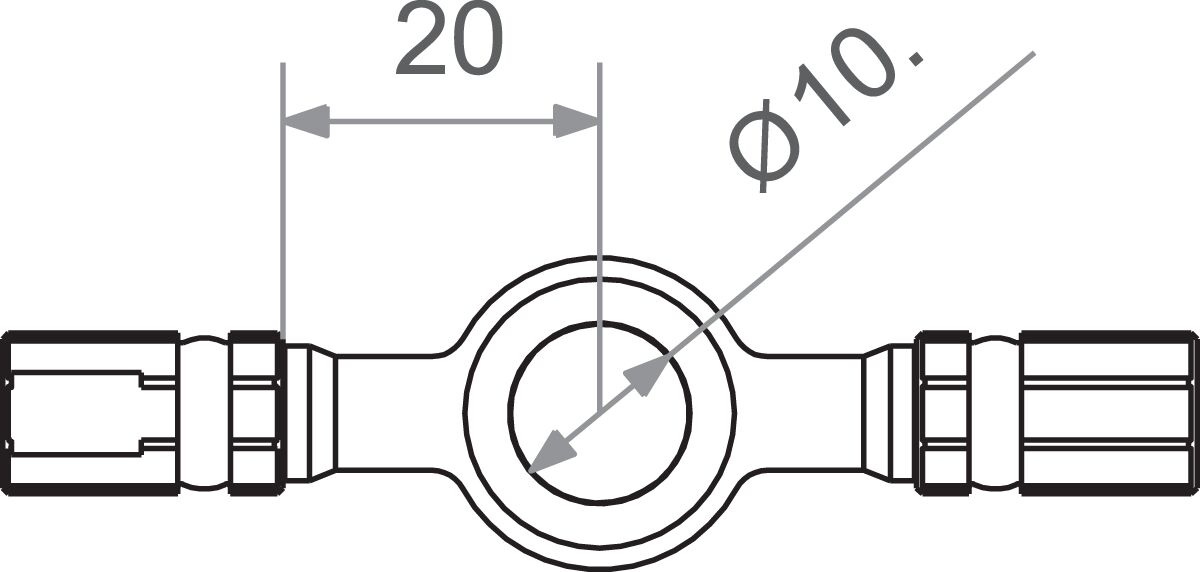 TRW BANJO CONNECTOR M10 GD MV10K00G