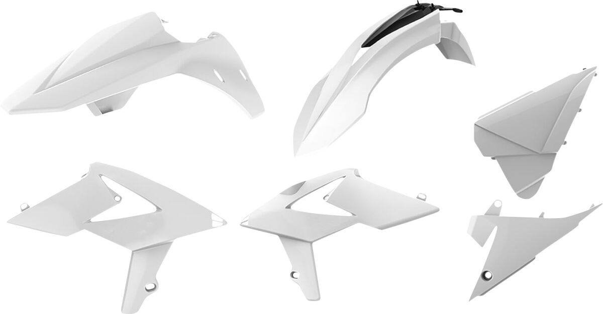 POLISPORT STANDARD ENDURO BODY KIT WHITE 91550