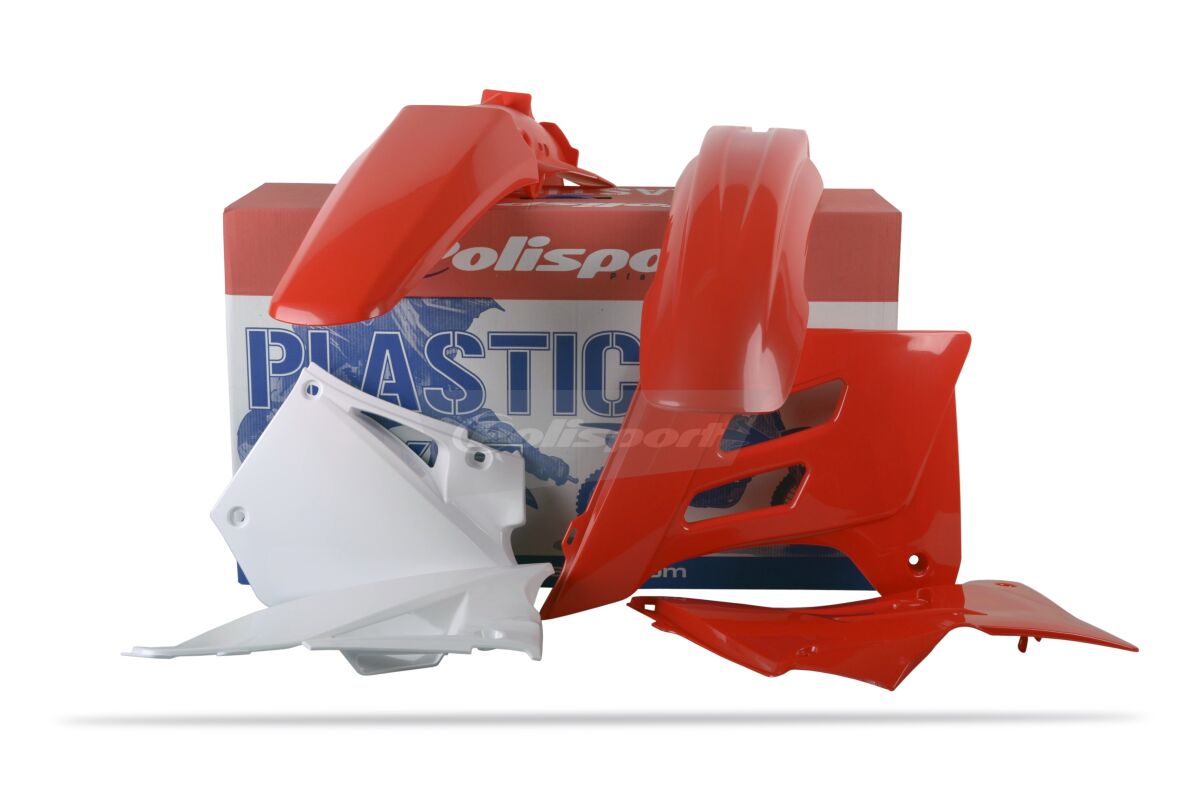 POLISPORT COMPLETE MX/ENDURO BODY KIT RED/WHITE 90197