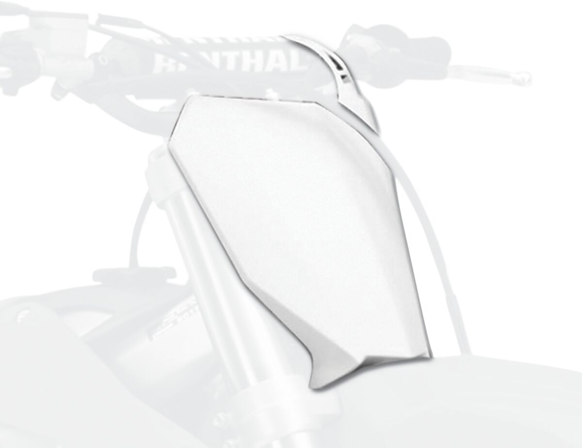 POLISPORT FRONT# PLATE CRF450R 17-20 WH 8667200002
