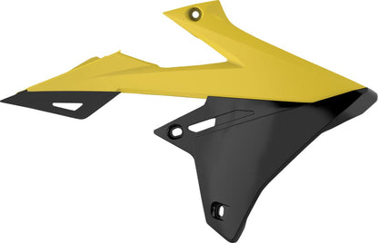 POLISPORT RADIATOR COVERS YELLOW/BLACK 8421100001