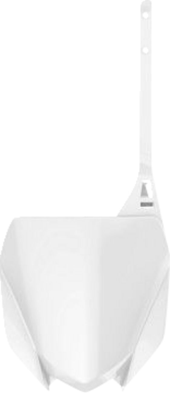 POLISPORT FRONT NUMBER PLATE WHITE 8666000008