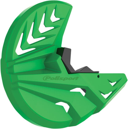 POLISPORT DISC AND BOTTOM FORK PROTECTION GREEN 8151100003