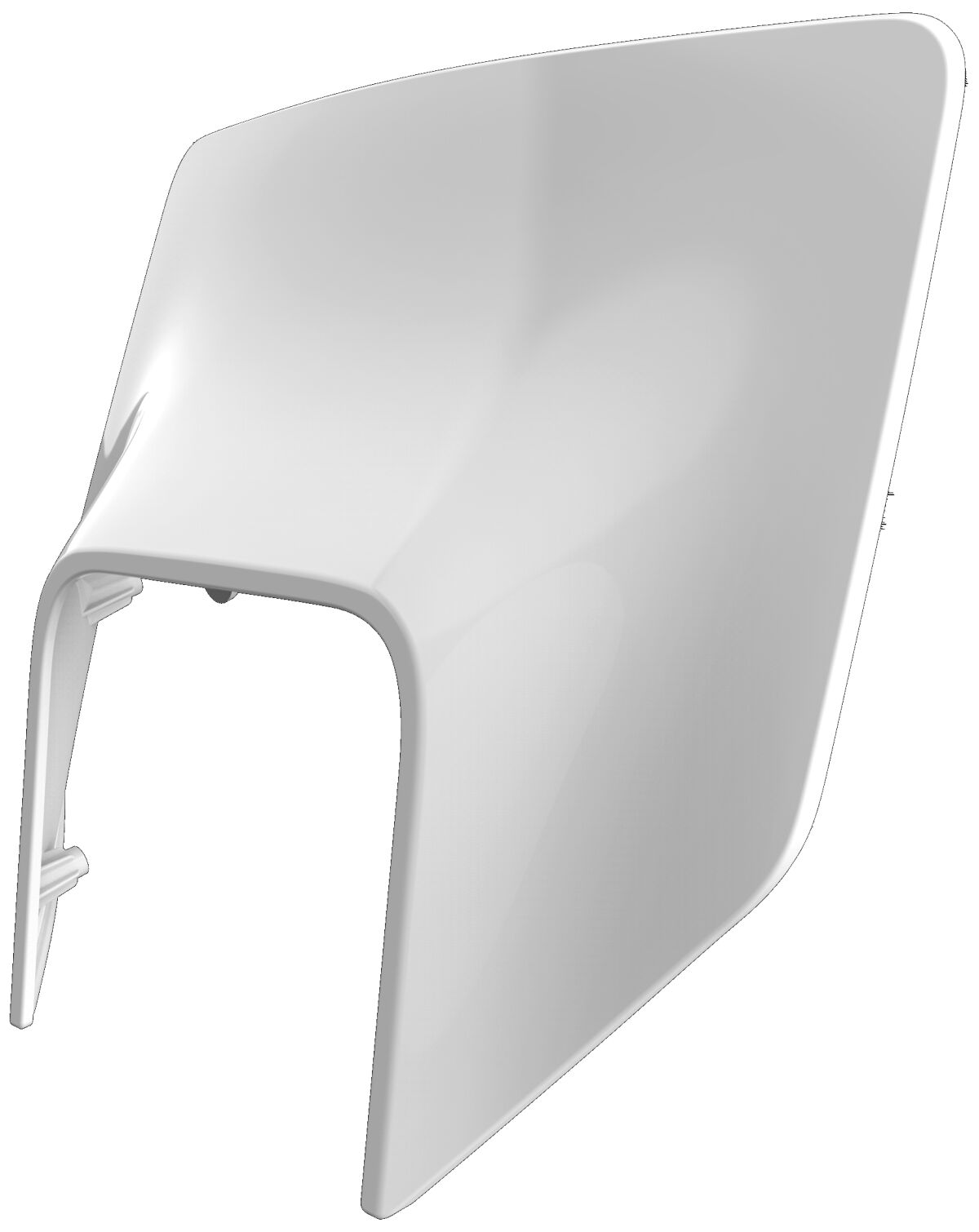 POLISPORT HEADLIGHT MASK FOR HUSQVARNA WHITE 8666900001