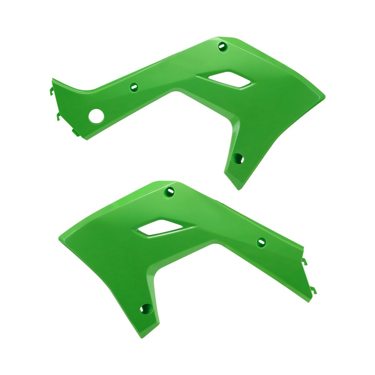 POLISPORT RADIATOR SHROUDS KX 03-08 REST 8506400001