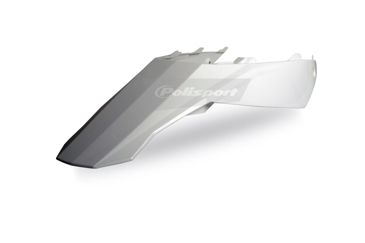 POLISPORT REAR FENDER W/SIDE PANELS WHITE 8550800004