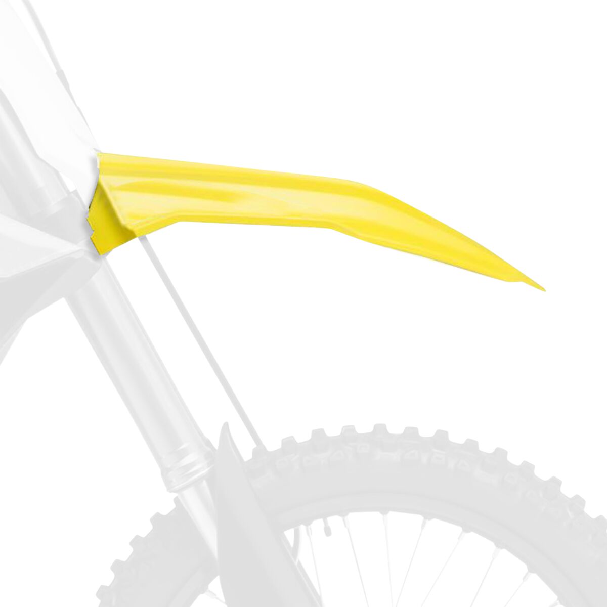 POLISPORT FENDER FRT RMZ450 18- YE 8554400001