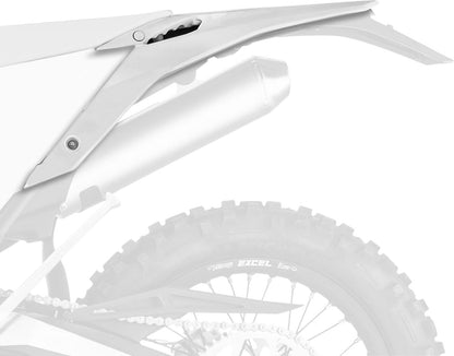 POLISPORT REAR FENDER AND SIDE PANELS WHITE 8556000001