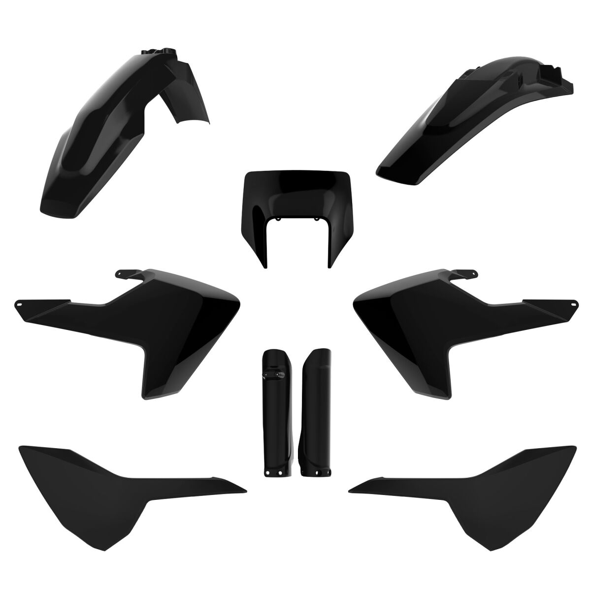 POLISPORT BODY KIT FULL TE/FE 17-19 BLK 91505